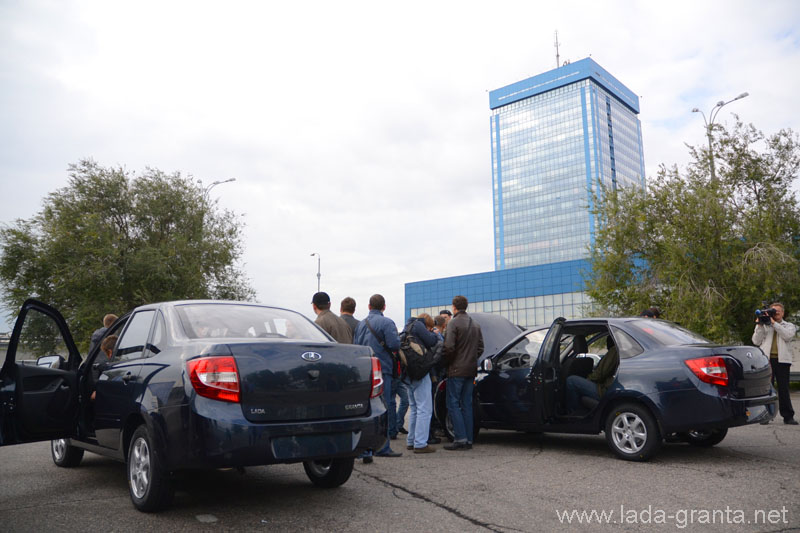 Тест драйв Лада Гранта на треке ВАЗа